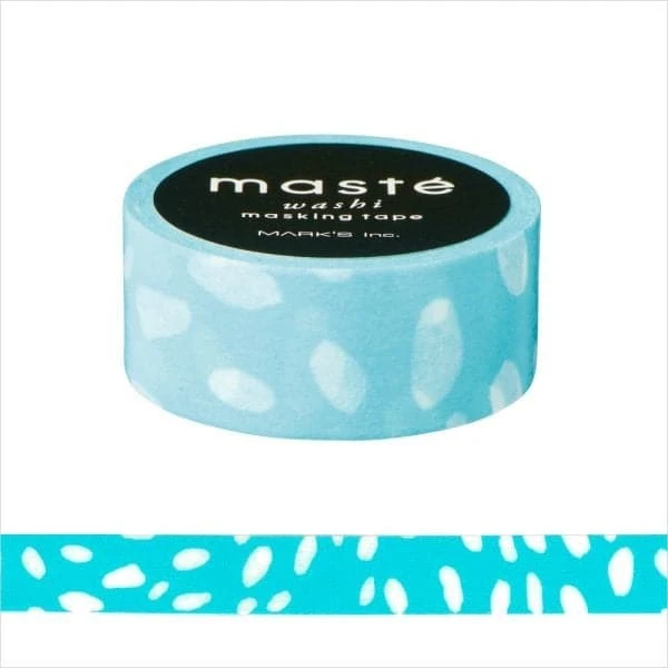 Mark's Tokyo Edge - Maste Washi Tape - Blue Dot Drops 1 Mark's Tokyo Edge - Maste Washi Tape - Blue Dot Drops