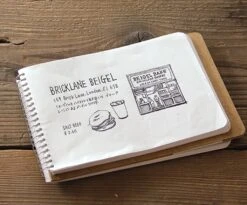 TRAVELER'S Company Spiral Ring Notebook B6 [MD White] -Stationery Sale Store md white b6 7