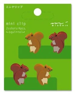 Midori -- Mini Clips -- Squirrel