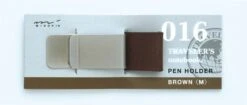 TRAVELER'S Company Refill 016 [Pen Holder M] -Stationery Sale Store midori travelers notebook refill 016 pen holder medium brown