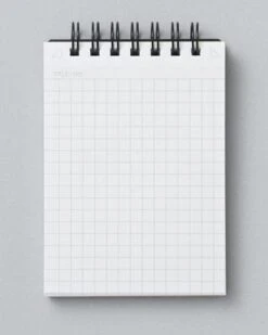 Mnemosyne 'Roots' Notepad -- A7 : Graph -Stationery Sale Store mnemosyne roots notepad a7 graph n184 open 2