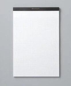 Mnemosyne Staple Bound Notepad N187A -- A4 : Graph 6 Mnemosyne Staple Bound Notepad N187A -- A4 : Graph -Stationery Sale Store mnemosyne staple bound pad open 2 1 1