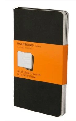 Moleskine Pocket Black Cahiers -- Ruled