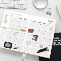 Iconic Monochrome Undated Planner [12 Months] -Stationery Sale Store mono6