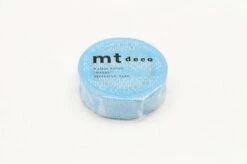 MT Masking Tape 1P Deco - Water Drop Gradation Blue 5 MT Masking Tape 1P Deco - Water Drop Gradation Blue -Stationery Sale Store mt masking tape water drop gradation blue mt01d343 roll 2