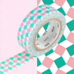 MT Washi Masking Tape -- Square Pink 5 MT Washi Masking Tape -- Square Pink -Stationery Sale Store mt washi masking tape 1p mt01d179z square pink detail
