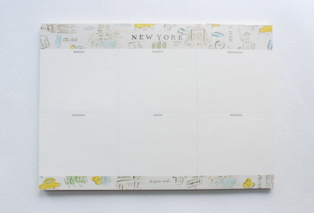 L'après-midi Deskpad Weekly 1 L'après-midi Deskpad Weekly