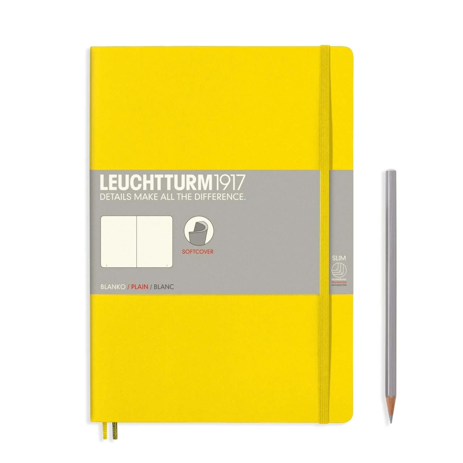 Leuchtturm1917 Softcover Notebook B5 - Lemon 3 Leuchtturm1917 Softcover Notebook B5 - Lemon - Image 3