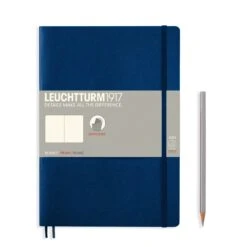 Leuchtturm1917 Softcover Notebook B5 - Navy -Stationery Sale Store notebook composition b5 softcover 123 numbered pages navy plain