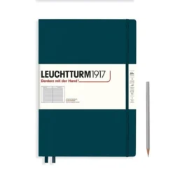 Leuchtturm1917 Hardcover Master Classic Notebook - A4+ (Lined) -Stationery Sale Store notebook master classic a4 hardcover 235 numbered pages pacific green ruled