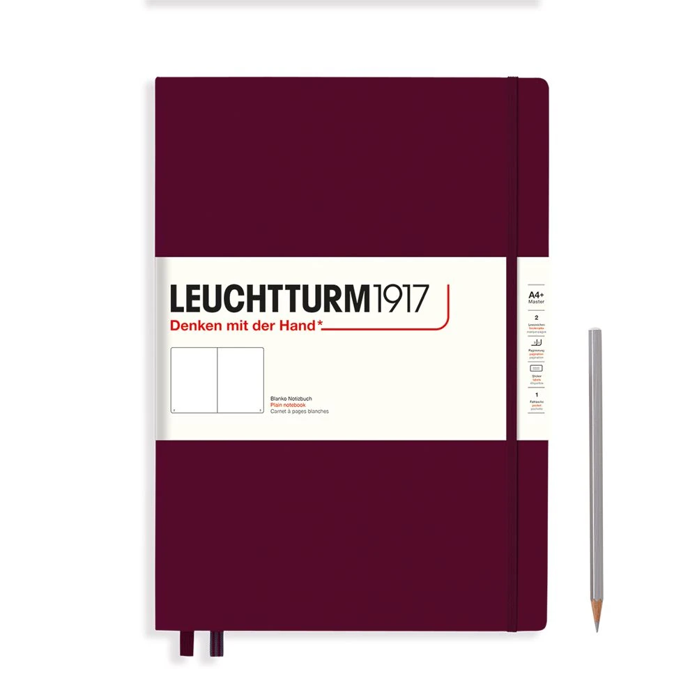 Leuchtturm1917 Hardcover Master Classic Notebook - A4+ (Plain) 4 Leuchtturm1917 Hardcover Master Classic Notebook - A4+ (Plain) - Image 4
