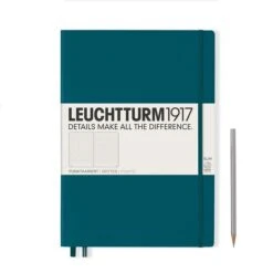 Leuchtturm1917 Hardcover Master Slim Notebook - A4+ (Lined, Dotted, Plain) -Stationery Sale Store notebook master slim a4 hardcover 123 numbered pages pacific green dotted