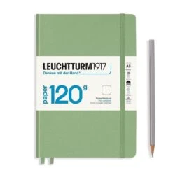LEUCHTTURM1917 120g Notebook Edition Medium - A5 (Plain, Dotted, Lined) -Stationery Sale Store notebook medium a5 edition 120 hardcover 203 numbered pages sage plain