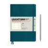 Leuchtturm 1917 Softcover A5 Notebook - Pacific Green