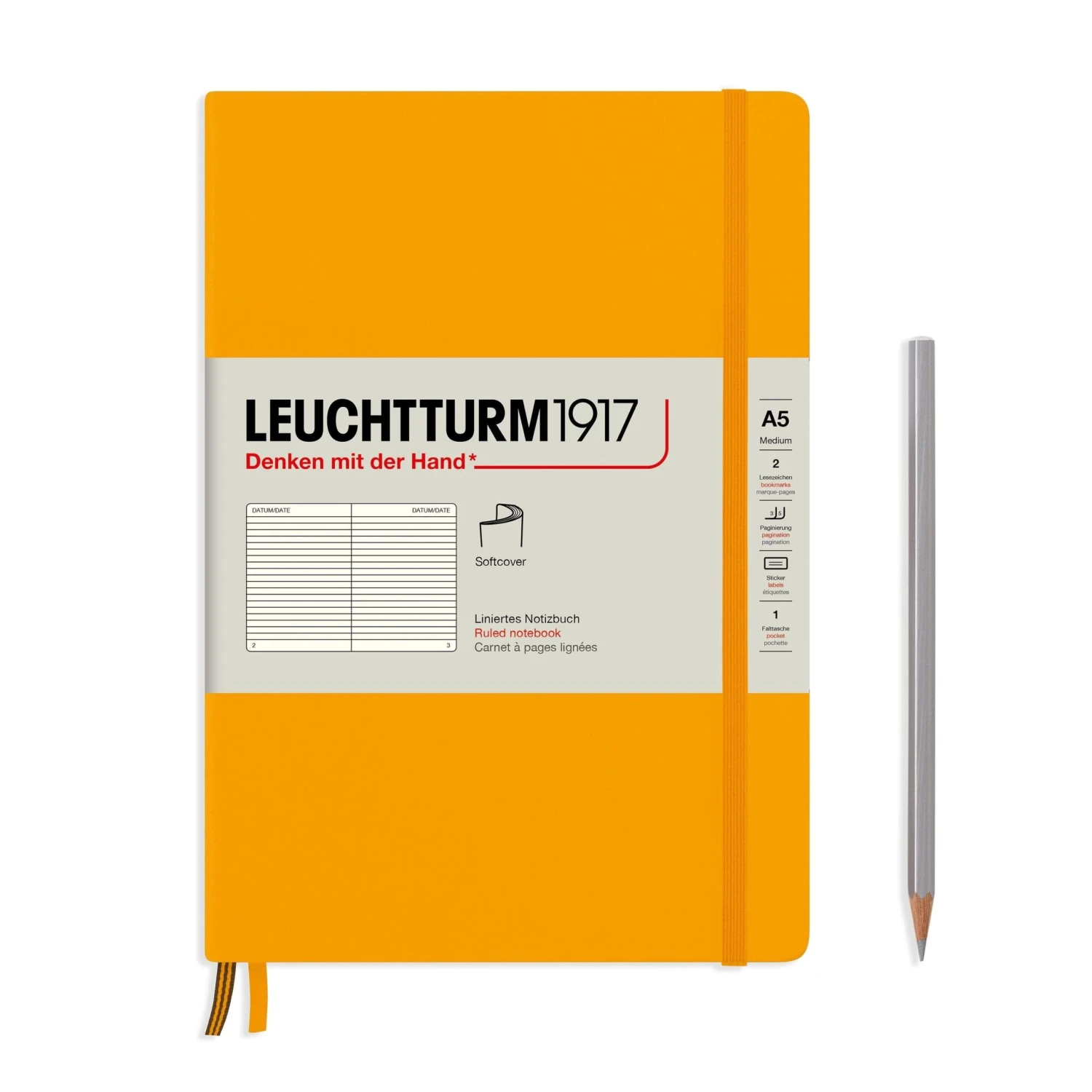 Leuchtturm1917 Softcover Notebook A5 - Rising Sun 2 Leuchtturm1917 Softcover Notebook A5 - Rising Sun - Image 2
