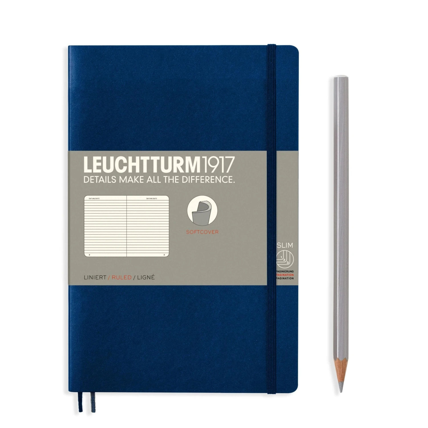 Leuchtturm1917 Softcover Navy B6 2 Leuchtturm1917 Softcover Navy B6 - Image 2