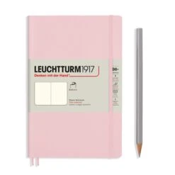 Leuchtturm1917 Softcover Powder B6 -Stationery Sale Store notebook paperback b6 softcover 123 numbered pages powder plain