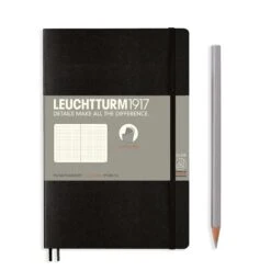 Leuchtturm1917 Softcover Black B6 -Stationery Sale Store notizbuch paperback b6 softcover 123 nummerierte seiten schwarz dotted
