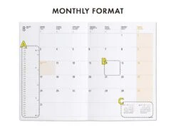 Hightide 2024 Woven Fabric Diary [B6] -Stationery Sale Store ny monthly 1