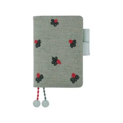 Hobonichi 2024 A6 Planner Cover [Minä Perhonen: Light Berry Green] -Stationery Sale Store oc24 minalberry 01