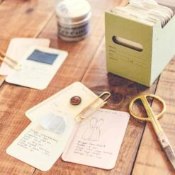 Foglietto Archivio Storage Box 18 Foglietto Archivio Storage Box -Stationery Sale Store organiser ses projets couture boite planifier projets