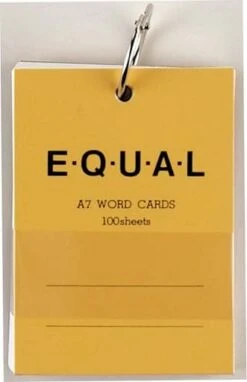 Life EQUAL Word Cards Plain Paper [A7] -Stationery Sale Store p320 3