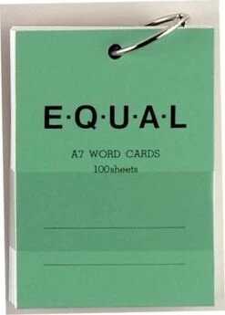 Life EQUAL Word Cards Plain Paper [A7] -Stationery Sale Store p320 4