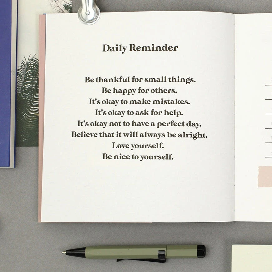 Paperian Be Nice To Yourself Diary 9 Paperian Be Nice To Yourself Diary - Image 9