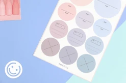 Paperian Colour Palette Stickers - Memo -Stationery Sale Store paperian color palette sticker memo round