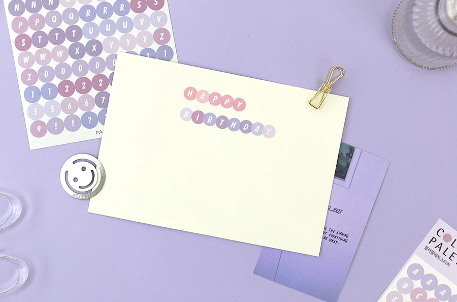 Paperian Colour Palette Stickers - Alphabet & Numbers 5 Paperian Colour Palette Stickers - Alphabet & Numbers - Image 5