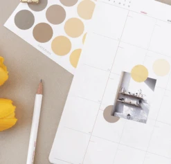 Paperian Colour Palette Stickers - Round 8 Paperian Colour Palette Stickers - Round -Stationery Sale Store paperian colour palette stickers round use5