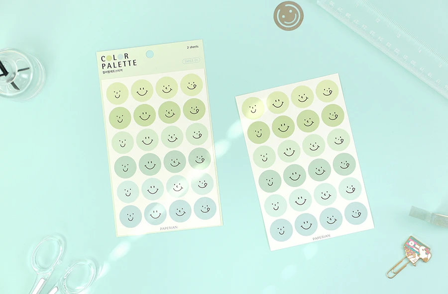 Paperian Colour Palette Stickers - Smile 2 Paperian Colour Palette Stickers - Smile - Image 2