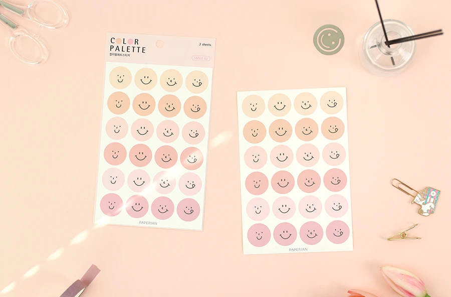 Paperian Colour Palette Stickers - Smile 3 Paperian Colour Palette Stickers - Smile - Image 3