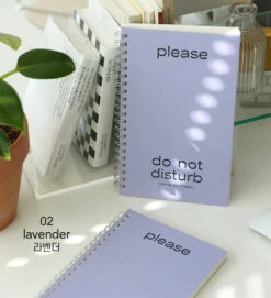 Paperian Do Not Disturb 100 Day Planner 22 Paperian Do Not Disturb 100 Day Planner -Stationery Sale Store paperian donotdisturb 100dayplanner 02lavender