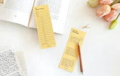 Paperian Book Tracker -Stationery Sale Store paperian donotdisturb book tracker yellow