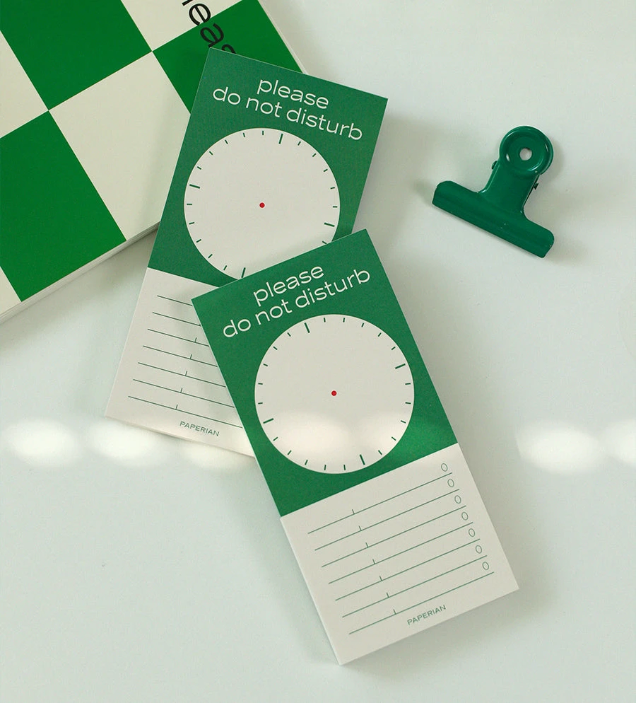 Paperian Do Not Disturb Memopad Time 4 Paperian Do Not Disturb Memopad Time - Image 4