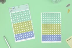 Paperian Colour Palette Stickers - Face -Stationery Sale Store paperian make a memo face 04