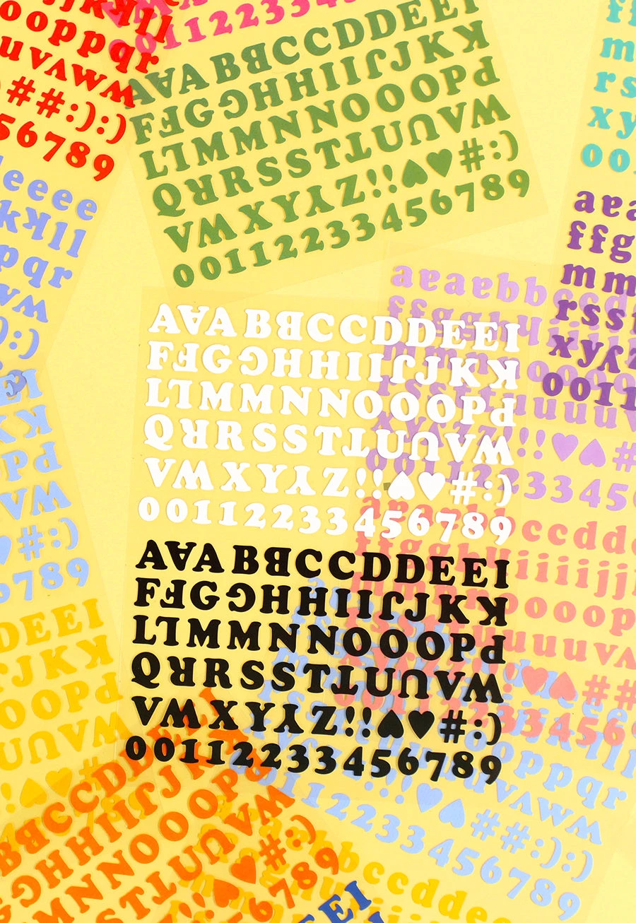 Paperian Roly Poly Alphabets & Numbers Sticker Set 9 Paperian Roly Poly Alphabets & Numbers Sticker Set - Image 9