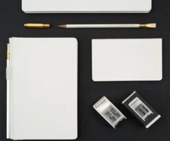 Blackwing Slate A5 Notebook + Pencil - White -Stationery Sale Store pearl slate resized 4