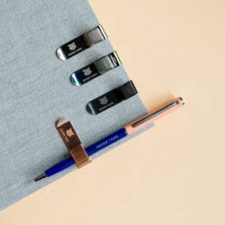 Papier Tigre Pen Holder Clip -Stationery Sale Store pen holder clip pink gold 1