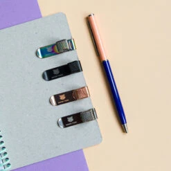 Papier Tigre Pen Holder Clip -Stationery Sale Store pen holder clip pink gold 7