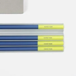 Papier Tigre Colour Block Pencil -Stationery Sale Store pencil blue yellow 3
