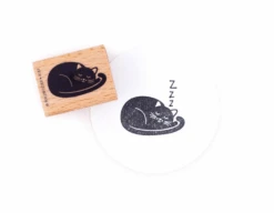 Perlenfischer Stamp - Sleeping Cat