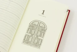Midori 5 Year Diary - Gate Red -Stationery Sale Store prdct img nikki 5red 3