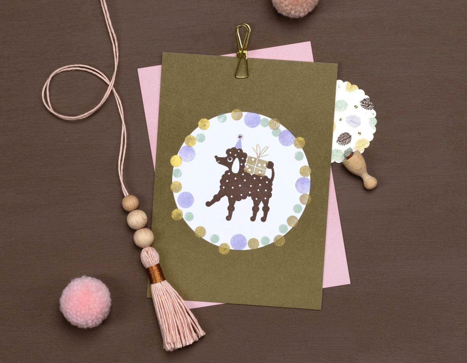 Perlenfischer Stamp - Poodle 2 Perlenfischer Stamp - Poodle - Image 2