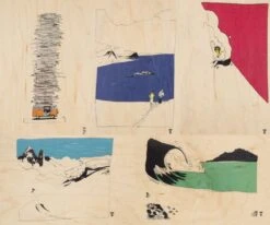 WOODHI Wooden Postcard - Ride Kite -Stationery Sale Store ride 1 1 1 1