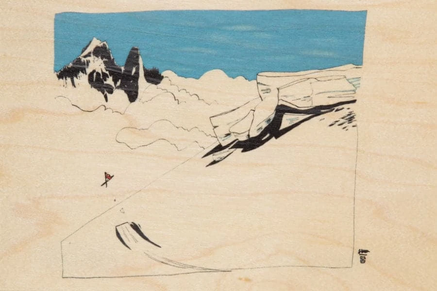 WOODHI Wooden Postcard - Ride Big Air 1 WOODHI Wooden Postcard - Ride Big Air