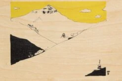 WOODHI Wooden Postcard - Ride VTT