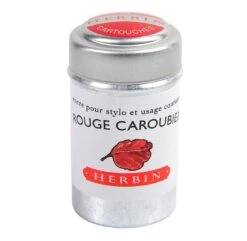 J Herbin Ink Cartridges Tin -Stationery Sale Store rouge c
