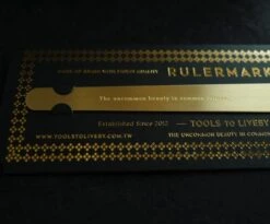 Tools To Live By Brass Rulermark -Stationery Sale Store rulermark2